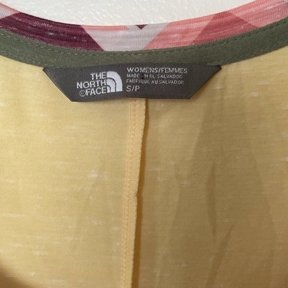 The North Face Ez Tank Yellow Tribal NWT Small - Picture 3 of 8